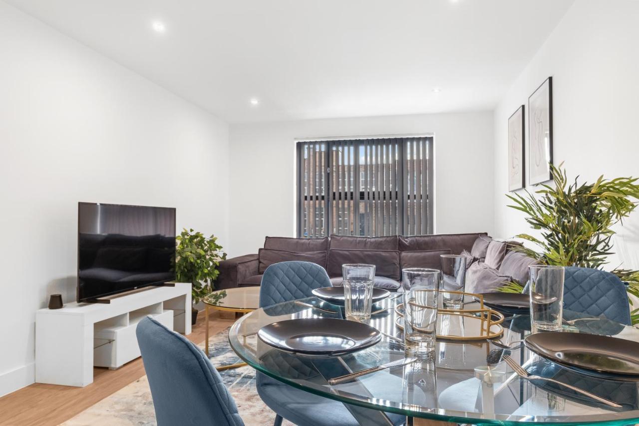 ברמינגהאם Ebra Stays - Choice Of 2 Or 3 Individual Beds - Luxury New Build Apartment ✪ City Centre, Digbeth ✓ Smart Tv'S & Large Corner Sofa - מראה חיצוני תמונה