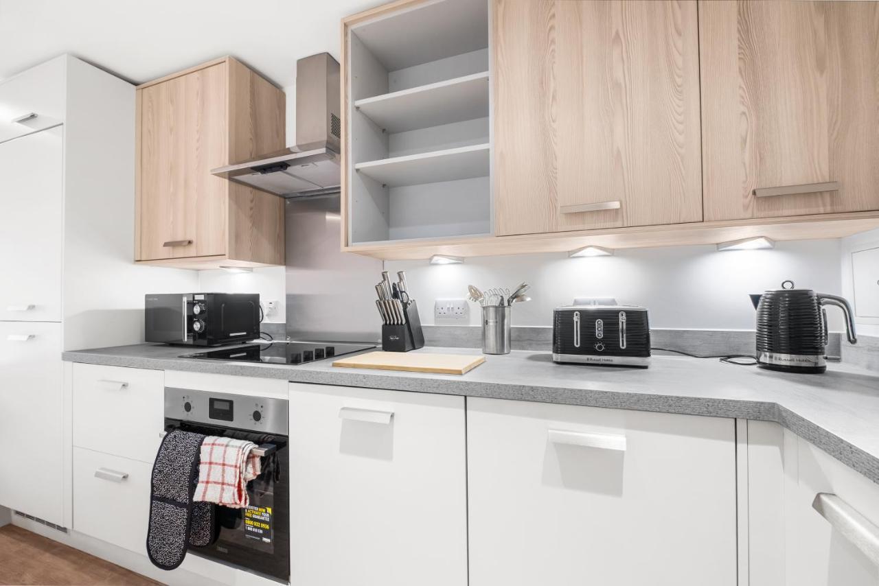 ברמינגהאם Ebra Stays - Choice Of 2 Or 3 Individual Beds - Luxury New Build Apartment ✪ City Centre, Digbeth ✓ Smart Tv'S & Large Corner Sofa - מראה חיצוני תמונה