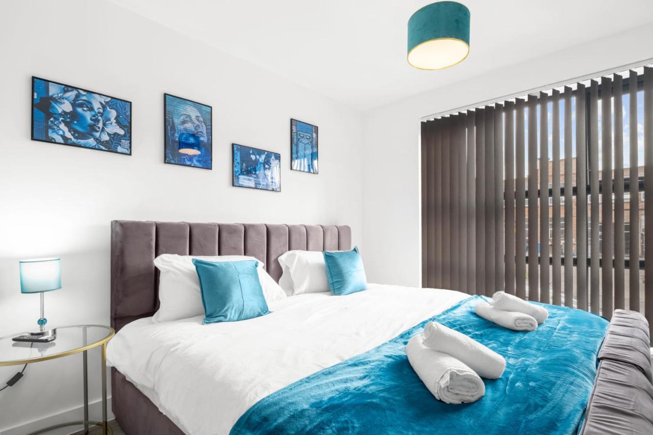 ברמינגהאם Ebra Stays - Choice Of 2 Or 3 Individual Beds - Luxury New Build Apartment ✪ City Centre, Digbeth ✓ Smart Tv'S & Large Corner Sofa - מראה חיצוני תמונה